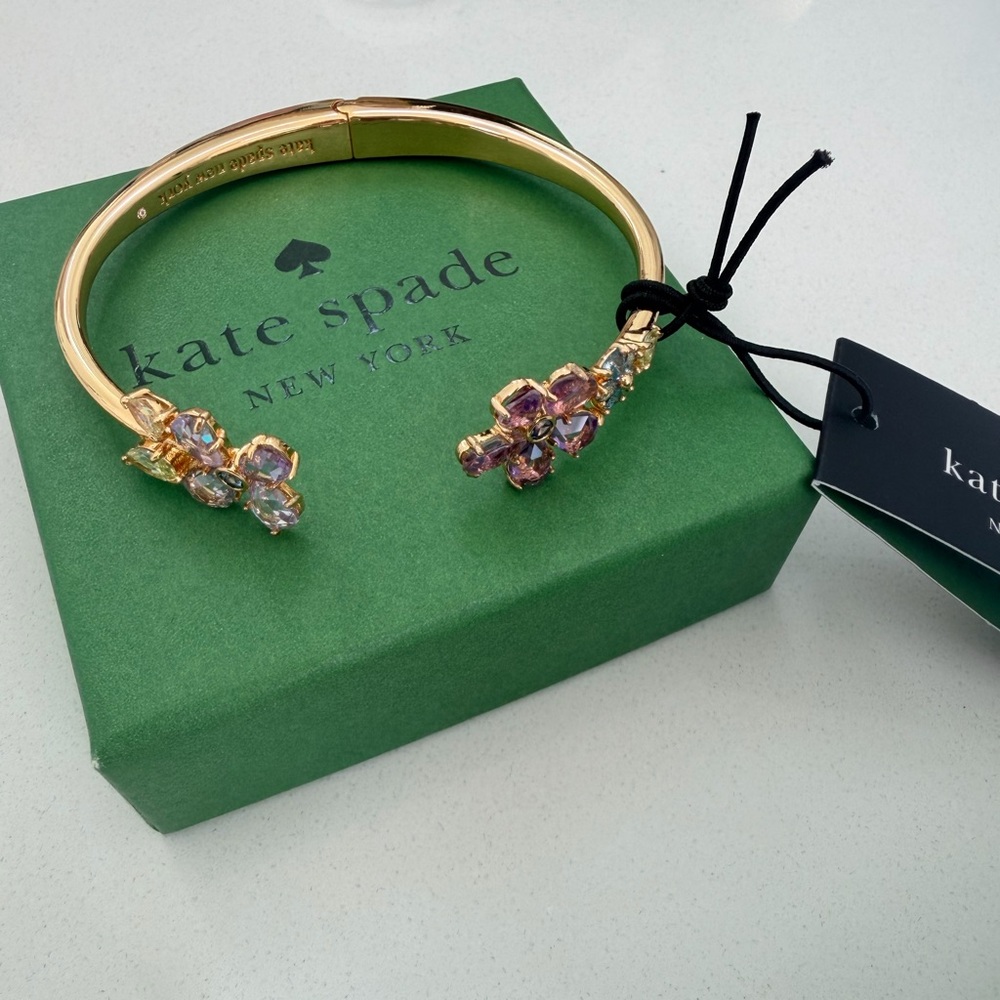 Kate Spade Lavender and Sky Blue Floral bracelet